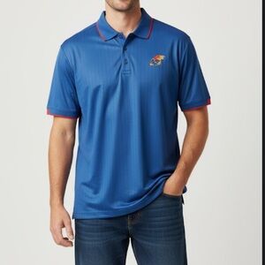 Champion Kansas Jayhawks Polo Shirt NWT XXL